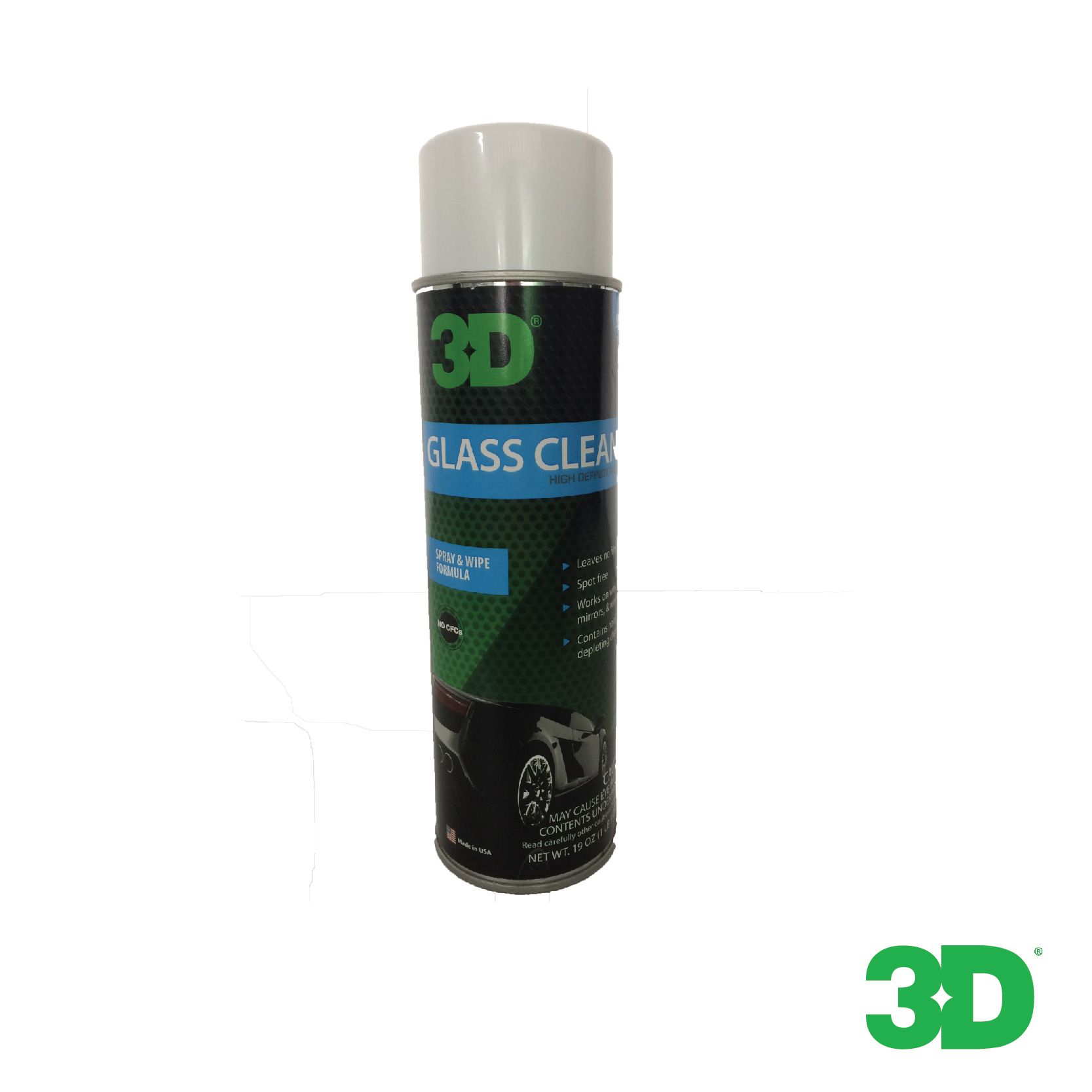 Glass Cleaner Aerosol 19 Oz 3D Products Distribuidor autorizado en